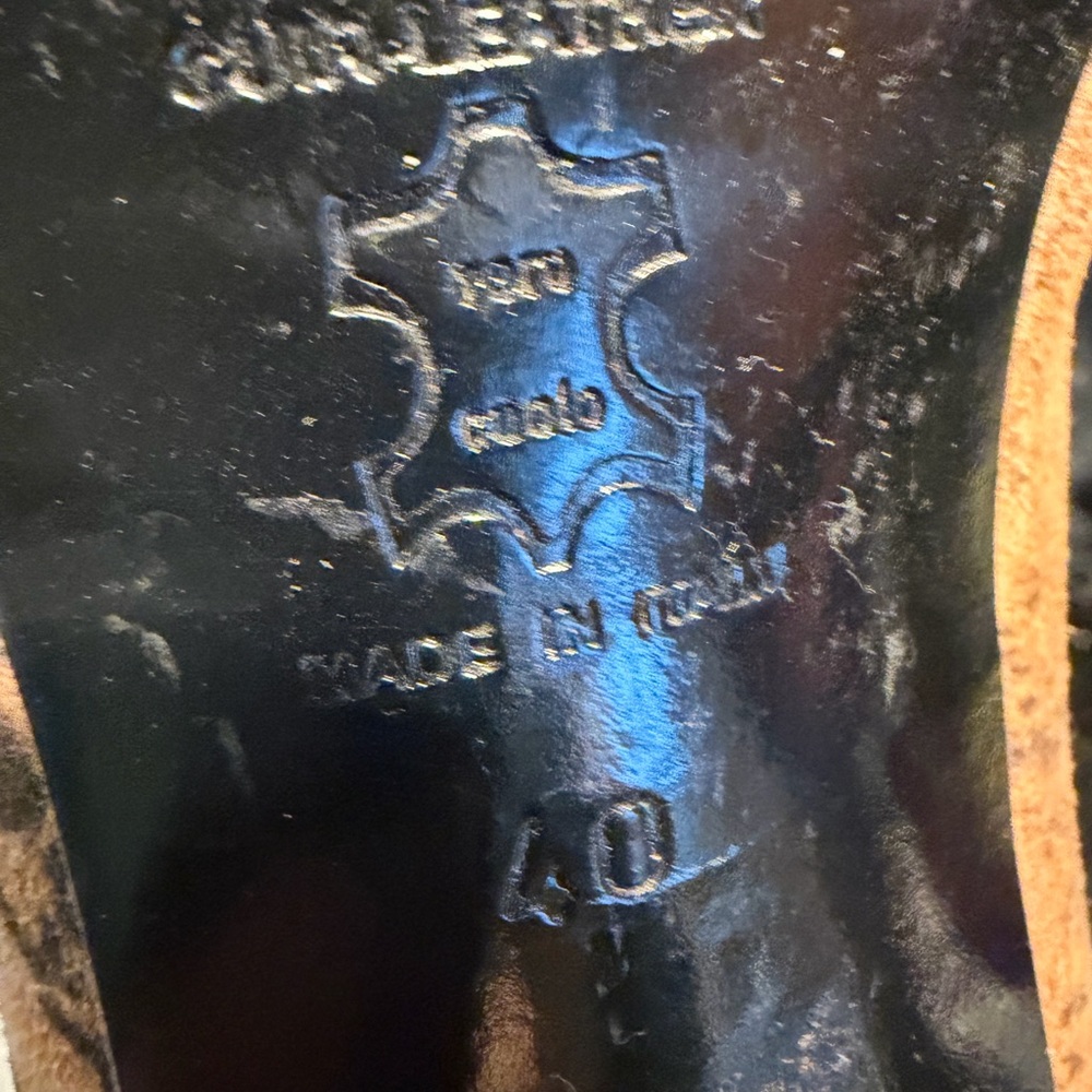 Claudio Fracassa Shoes leather size 9Made in Italy